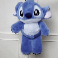Peluche che corre